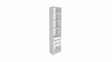 Гардеробная Keep (Кип), модуль 50*236*35, набор 3, Белый