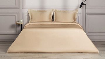 Комплект постельного белья без простыни Tencel (Тенсел) Ванильный
